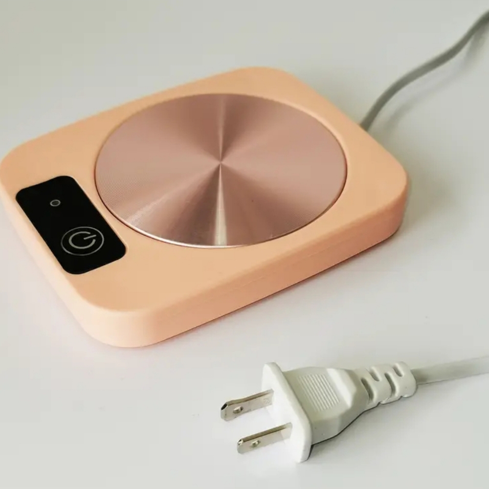 Pink Coffee Mug Warmer - Rectangular